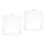 2Pcs White Plastic Trash Can Pull Rings Durable Handle Replacement 6