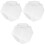 3Pcs Transparent Plastic Sweet Jars with Lids Hexagonal Snack Storage 5