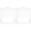 2Pcs White Plastic Trash Can Pull Rings Durable Handle Replacement 4