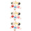 18Pcs Cute Ceramic Chopsticks Rest Decorative Tableware Organizer 7