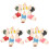 18Pcs Cute Ceramic Chopsticks Rest Decorative Tableware Organizer 2