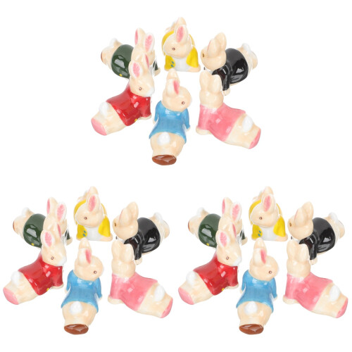 18Pcs Cute Ceramic Chopsticks Rest Decorative Tableware Organizer 1