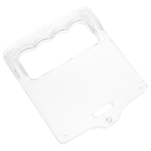 2Pcs White Plastic Trash Can Pull Rings Durable Handle Replacement 1