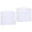 2Pcs Nail Polish Organizer Case Clear Plastic Holder for 48 Bottles 5