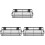 3Sets Black Shampoo Rack Wall-Mounted Storage Bracket for Bathroom 2