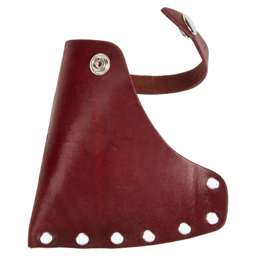 2Pcs Durable Dark Red Cattlehide Hatchet Sleeve Protective Cover Case