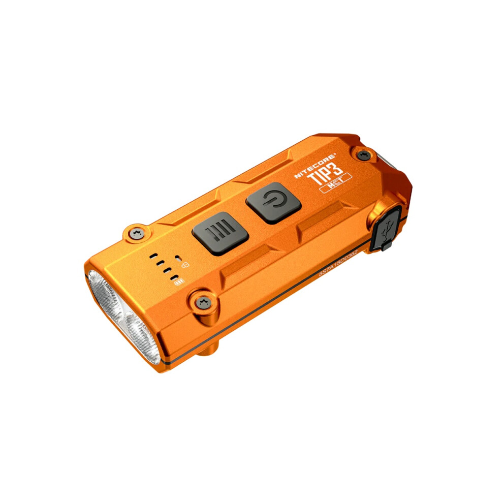 Nitecore TIP3 Orange USB-C Charging 700 Lumens LED Torch Flashlight - Image 3