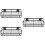 3Sets Black Shampoo Rack Wall-Mounted Storage Bracket for Bathroom 7