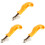 6Pcs Staple Remover Tool Heavy Duty Yellow Upholstery Tack Pullers 2