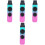 4Sets Adjustable Tone Kazoos Assorted Color for Musical Performance 5
