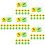 72Pcs Measuring Tape Keychain Durable Material Assorted Color Compact 7