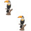 2Pcs Decorative PVC Toucan Simulation Bird Models for Educational Use 8