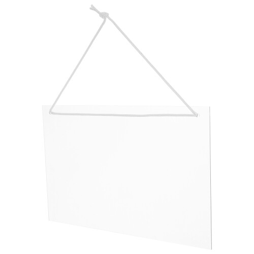 3Sets Clear Acrylic Writing Board Wall Hanging Memo Board for Home Use