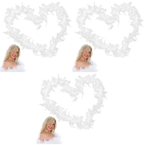 3St Witte Boa Vrouwen 1920S Feest En 2