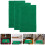6Pcs Green Polyester Reptile Mat Lightweight Wear-Resistant Bedding 10