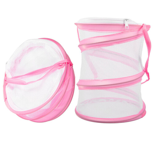 4Pcs Lightweight Pink Butterfly Enclosure for Caterpillar Storage 2