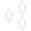 3Pcs Silver Alloy Double-Layer Belt Chains for Women Men Pants Decor 8