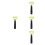 4Pcs Ergonomic Rubber Rollers for Car Wraps Sound Deadening Mat Tool 5