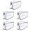 5Pcs White Mesh Flower Germination Box Sturdy Plant Nursery Case 8