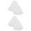 4Pcs White Polyester Drawstring Straining Bags for Juice Wine Brew 7