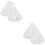 4Pcs White Polyester Drawstring Straining Bags for Juice Wine Brew 8