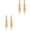 4Pcs Handcrafted Bamboo Umbrella Brackets Khaki Elegant Decor 7