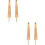 4Pcs Handcrafted Bamboo Umbrella Brackets Khaki Elegant Decor 10