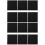 12Pcs Durable Charcoal Filter Pads for Garbage Can Deodorizer Black 6