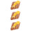 3Pcs PU Artificial Croissant Bread Model Chocolate Fake Bread Decor 10