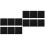 12Pcs Durable Charcoal Filter Pads for Garbage Can Deodorizer Black 5