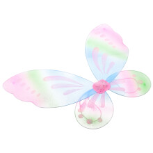 4Pcs Pink Costume Wings for Girls Soft Fairy Dress for Kids