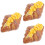 3Pcs PU Artificial Croissant Bread Model Chocolate Fake Bread Decor 8