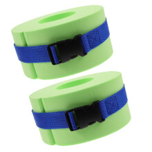 6Pcs Eva Floating Swim Arms Bands Light Green Safe Swimming Arm Floats