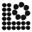 3000Pcs Black Fluffy Balls Multipurpose Pom Pom Decorations 3