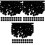 3000Pcs Black Fluffy Balls Multipurpose Pom Pom Decorations 5