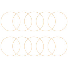 30Pcs Bamboo Rings for Embroidery Floral Wreath DIY Craft Hoops