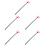 5Pcs Red Plastic Halloween Pitch Fork Devil Costume Party Decoration 8