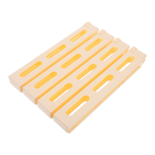 16Pcs Beige Plastic Domino Train Clips Easy Use for Kids