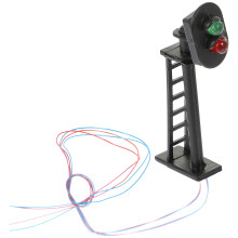 4Pcs Artificial Mini Signal Model Black for Mini Garden and Sand Table