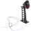 4Pcs Artificial Mini Signal Model Black for Mini Garden and Sand Table 1