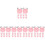 50Pcs Durable Pink Resin Miniature Clock Models for Scene Decor 7