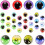 500Pcs DIY Doll Eyes Patches Artificial Crystal Assorted Color Decor 2