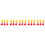 5Sets Assorted Color Football Referee Flags with Whistle Kit 10