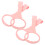 12Pcs Pull Up Bars Pink PP Pull Rings Toddler Walking Assist 1