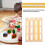 16Pcs Beige Plastic Domino Train Clips Easy Use for Kids 2