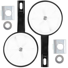 3Pairs White Replacement Training Wheels for Kids and Strong