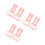 12Pcs Pull Up Bars Pink PP Pull Rings Toddler Walking Assist 2