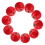 50Pcs Red Plastic Mechanical Crank Handle for Milling Machine 1