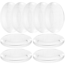 150Pcs Clear Biconvex Lenses for Physics Experiment and Teaching Tools