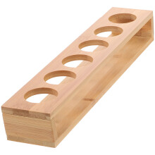 3Pcs Beige Wood Storage and Display Organizer Tray